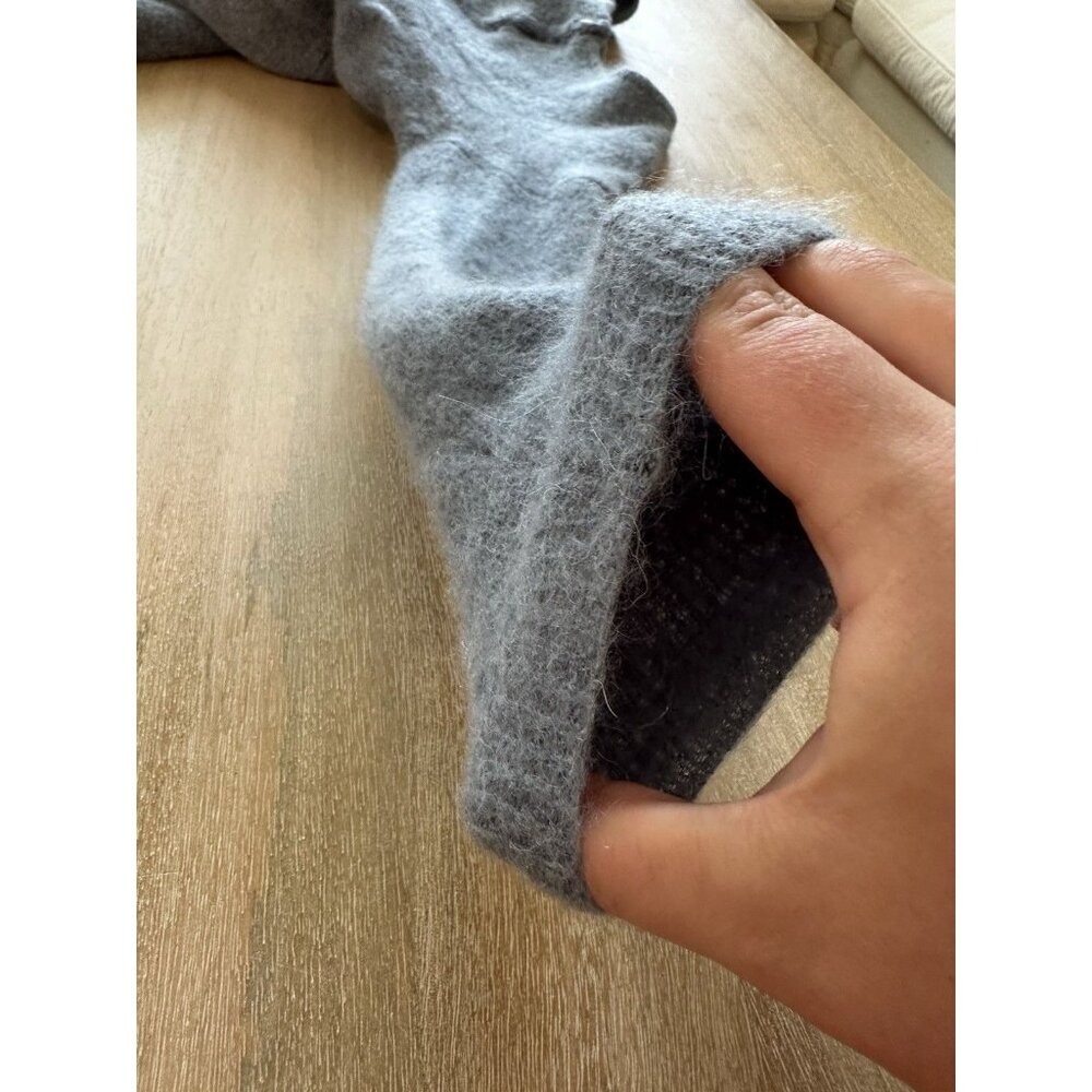 Sezane Gaspard Cardigan in Vintage Blue Size Medium - Picture 9 of 9